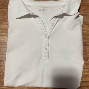 Old Navy Crisp White Collared Shirt